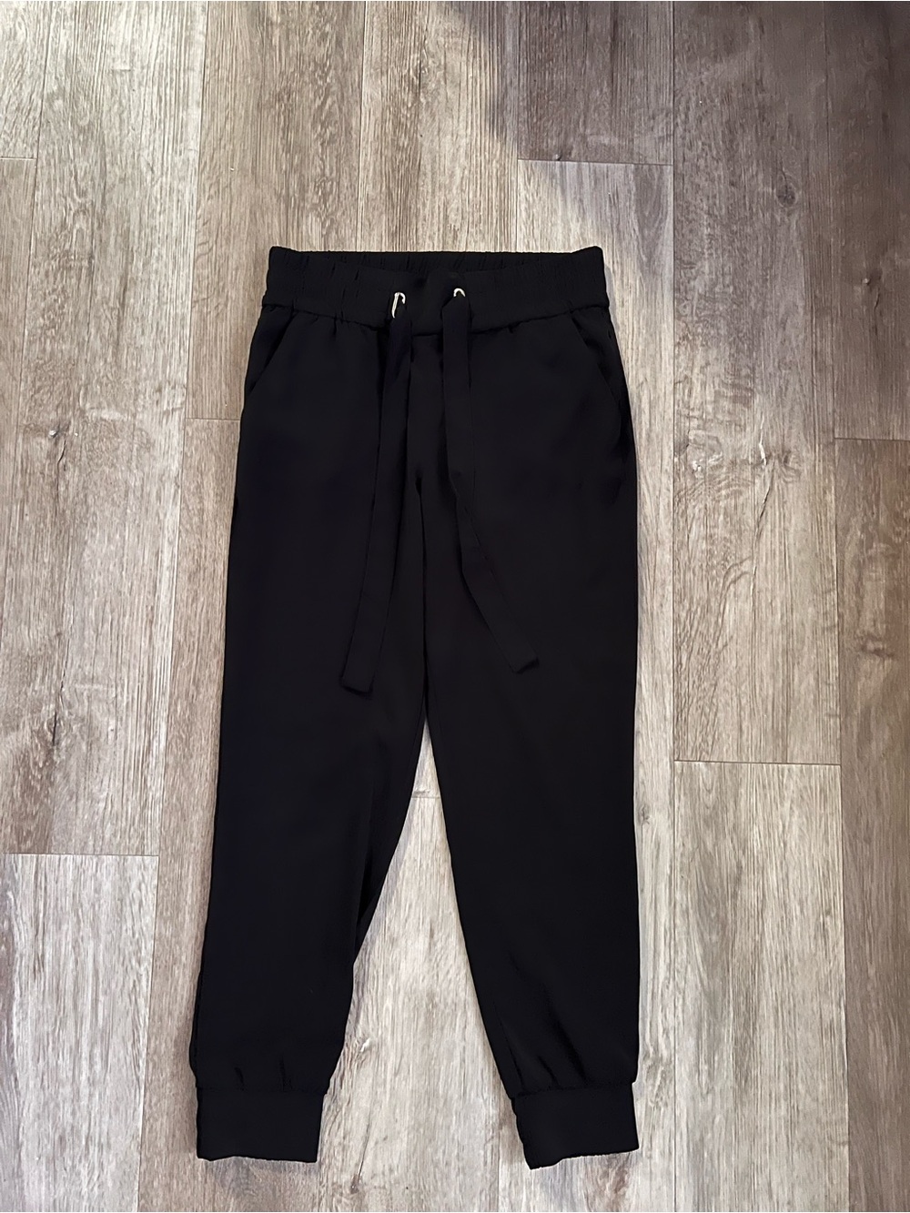 Black Drawstring Jogger Pants dynamite